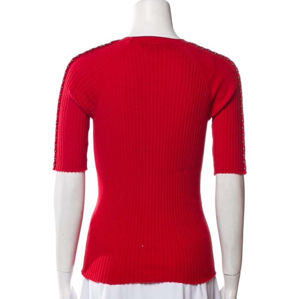 Alexander Wang Red Ribbed Knit - Picture 8 of 8